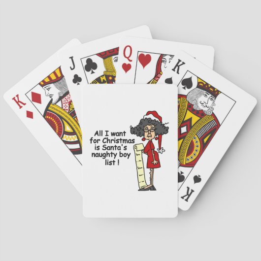 Lijst van Sinterkletters Pokerkaarten (Achterkant)