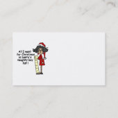 Lijst van Sinterkletters Visitekaartje (Achterkant)