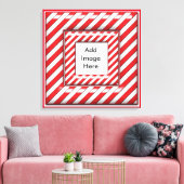 Lijst van snoepsuikerriet canvas afdruk (Insitu (Woonkamer))