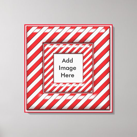 Lijst van snoepsuikerriet canvas afdruk (Voorkant)