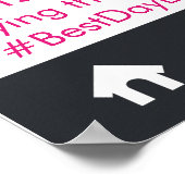 Lijst van sociale media Poster Fotobooth Prop (Hoek)