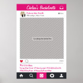 Lijst van sociale media Poster Fotobooth Prop (Voorkant)