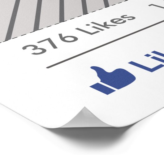 Lijst van sociale media Poster Fotobooth Prop (Hoek)