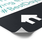 Lijst van sociale media Poster Fotobooth Prop (Hoek)