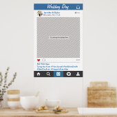 Lijst van sociale media Poster Fotobooth Prop (Keuken)