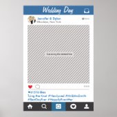 Lijst van sociale media Poster Fotobooth Prop (Voorkant)