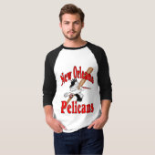 Lijst van spelers van New Orleans Baseball Club Pe T-shirt (Voorkant volledig)