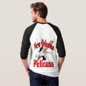 Lijst van spelers van New Orleans Baseball Club Pe T-shirt (Achterkant volledig)