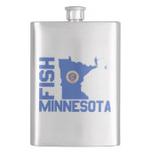 Lijst van staten van Minnesota Fish State Flacon (Voorkant)