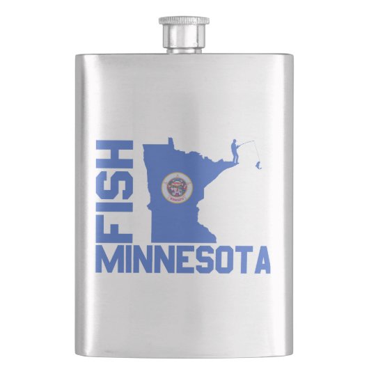Lijst van staten van Minnesota Fish State Flacon (Voorkant)