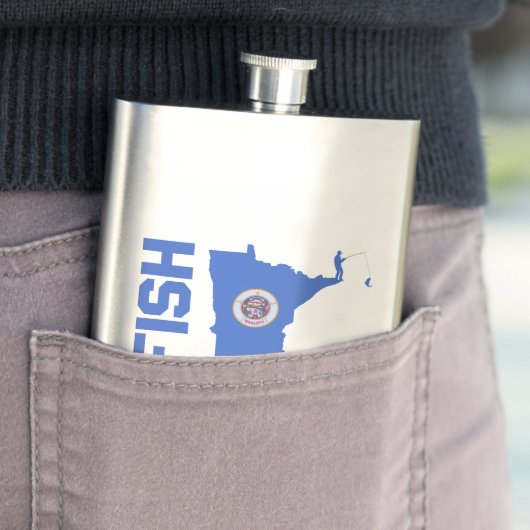 Lijst van staten van Minnesota Fish State Flacon (Voorbeeld)