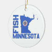 Lijst van staten van Minnesota Fish State Keramisch Ornament (Links)