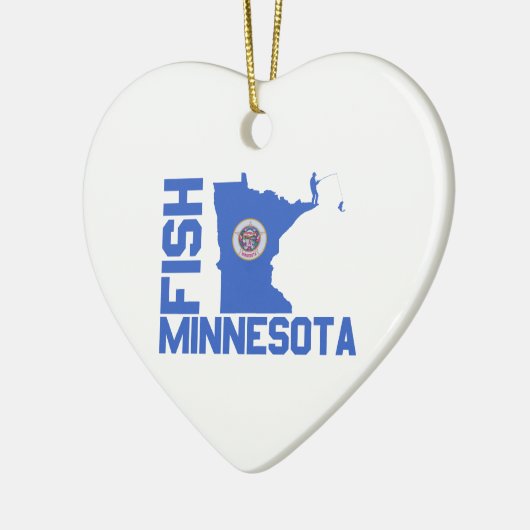 Lijst van staten van Minnesota Fish State Keramisch Ornament (Links)