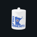 Lijst van staten van Minnesota Fish State Theepot<br><div class="desc">Ga daar weg en vis de grootste staat in de vakbond!</div>