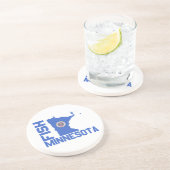 Lijst van staten van Minnesota Fish State Zandsteen Onderzetter (Zijkant)