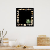 lijst van steen en sacharose1 poster (Keuken)