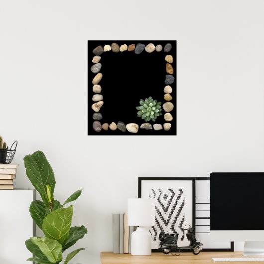 lijst van steen en sacharose1 poster (Thuiskantoor)