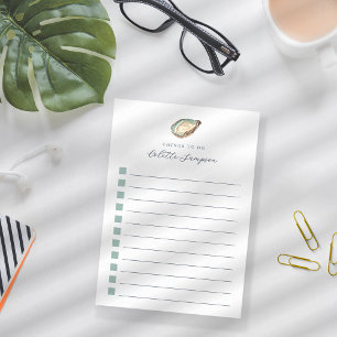Lijst van te doen Waterverven aan de kust Oyster Post-it® Notes