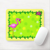 Lijst van tropische Planten en Flamingo Muismat (Met muis)