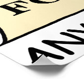 Lijst van voorschriften van de band-directeur poster (Hoek)