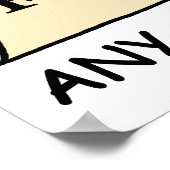 Lijst van voorschriften van de producent poster (Hoek)