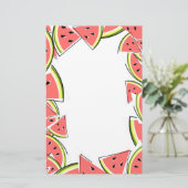 Lijst van watermeloenen briefpapier (Staand voorkant)