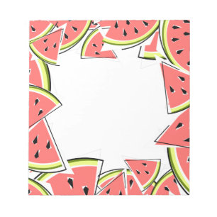 Lijst van watermeloenen notitieblok