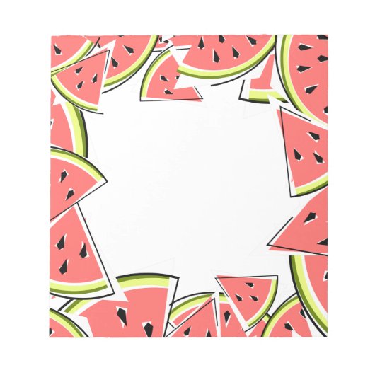 Lijst van watermeloenen notitieblok (Voorkant)