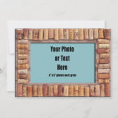 Lijst van wijnkurk kaart (Voorkant)