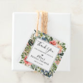 Lijst van zeekoraal bedankjes labels (In situ)