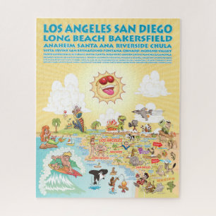 Lijst van zuidelijke Californische steden Legpuzzel