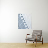 Lijst van zwart en wit metaal wandkleed (In situ)