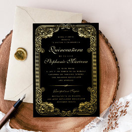  Lijst van zwart-wit Folie Uitnodiging