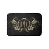 Lijst van zwarte en goudglittermeisjes badmat (Voorkant)