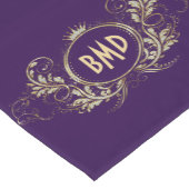 Lijst van zwarte en zwarte glittermeisjes korte tafelloper (Hoek)