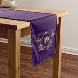 Lijst van zwarte en zwarte glittermeisjes korte tafelloper