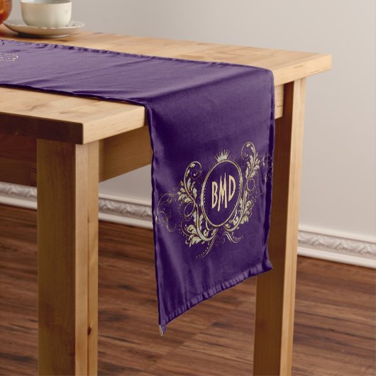 Lijst van zwarte en zwarte glittermeisjes korte tafelloper (Voorbeeld)