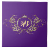 Lijst van zwarte en zwarte glittermeisjes tegeltje (Voorkant)