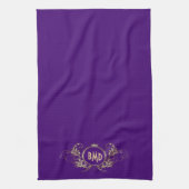 Lijst van zwarte en zwarte glittermeisjes theedoek (Verticaal)