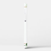 Lijst verlaat waterverf achtergrond Case-Mate iPhone case (Achterkant / Links)