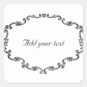   Lijst  Vierkante Sticker (Voorkant)