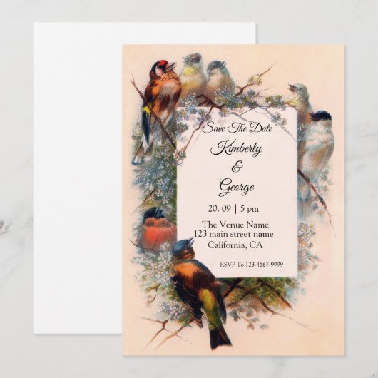  Lijst Vogeluitingen Kaart (Voorkant / Achterkant)