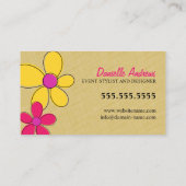 Lijst voor baksteen en porselein visitekaartje (Achterkant)