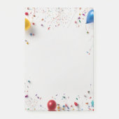 Lijst voor ballonnen en vuurwerk post-it® notes (Voorkant)