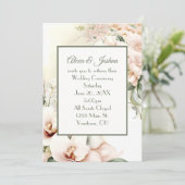 Lijst voor bruiloft kaart (Staand voorkant)