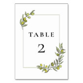 Lijst voor de bruiloft van levende bijkantoren kaart (Voorkant)