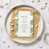 Lijst voor de bruiloft van levende bijkantoren menu