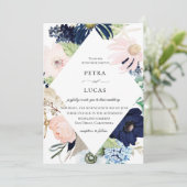 Lijst voor de kust van Floral Kaart (Staand voorkant)