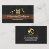 Lijst voor de vernieuwing van het Timber Grain Gol Visitekaartje (Voorkant / Achterkant)