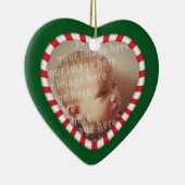 Lijst voor foto van hartvorm keramisch ornament (Rechts)